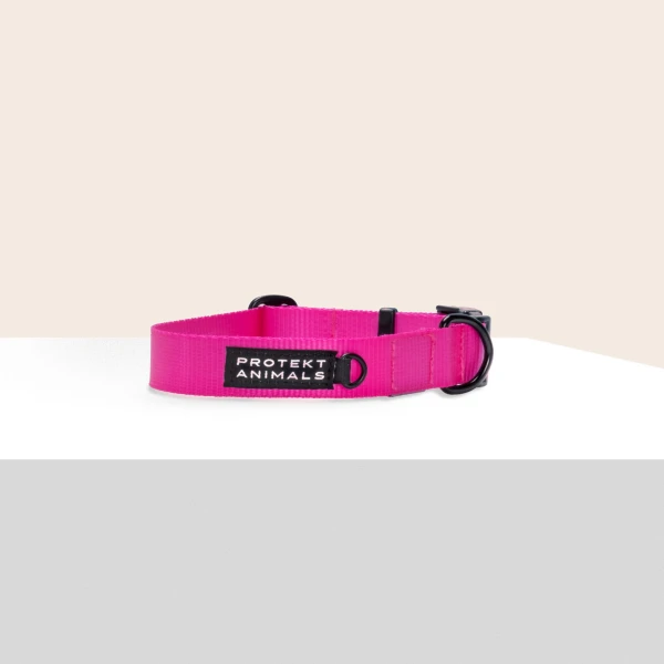 Obroża | Neon pink