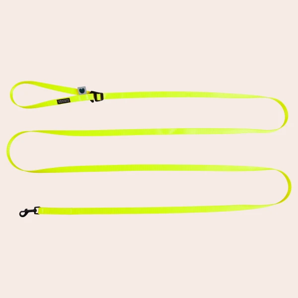 Smycz dla małego psa lub kota | Neon yellow