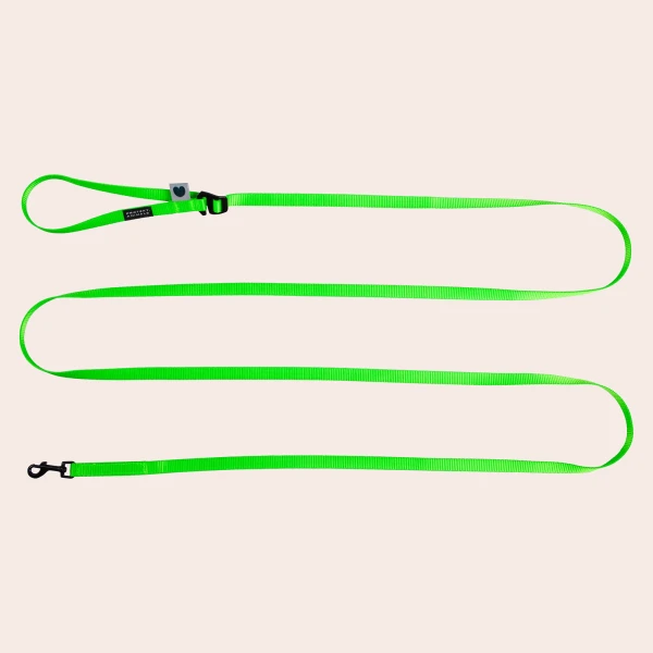 Smycz dla małego psa lub kota | Neon green